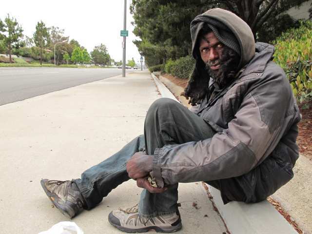 Mentally Ill Homeless Man